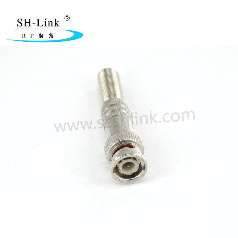 China manufacturer bnc male connector for CCTV,brass material